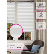 Ролл-шторы День-ночь (Зебра) Белые  (Арт. 616-001)