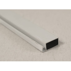 Наружный алюминиевый профиль для москитной сетки (белый)
