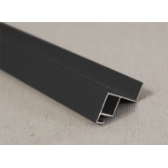 Внутренний алюминиевый профиль для москитной сетки (антрацит)