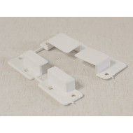 Уголки для наружной москитной сетки (белый пластик)