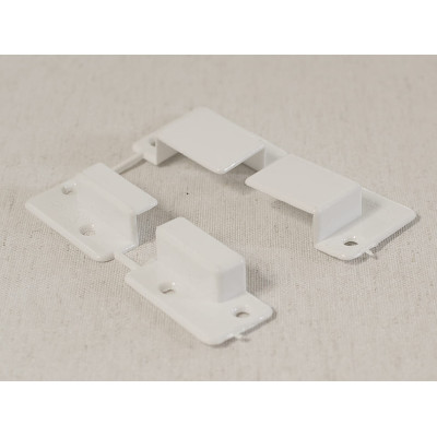 Уголки для наружной москитной сетки – белый пластик, надежное соединение рам