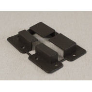 Уголки для наружной москитной сетки (коричневый пластик)