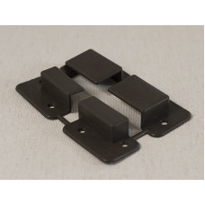 Уголки для наружной москитной сетки (коричневый пластик)