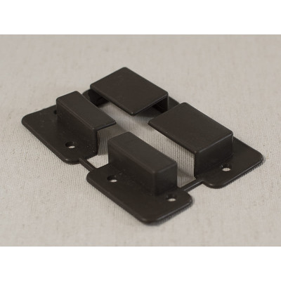 Уголки для наружной москитной сетки – коричневый пластик, прочное соединение рам