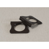 Ушки для наружной москитной сетки (коричневый пластик)