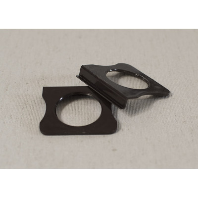 Ушки для наружной москитной сетки – коричневый пластик, надежное крепление для рам