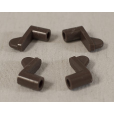 Флажки для наружной москитной сетки (коричневый пластик)