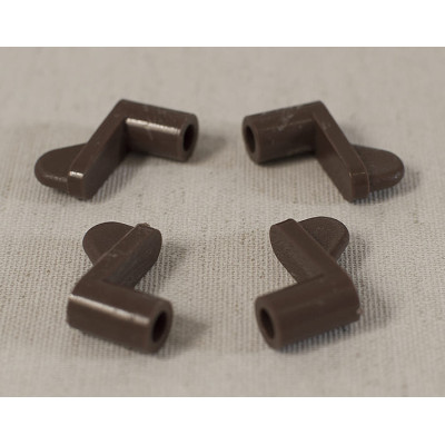 Флажки для наружной москитной сетки – коричневый пластик, удобное и надежное крепление