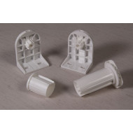 Блок управления D25 ПВХ (белый) Besta для ролл штор