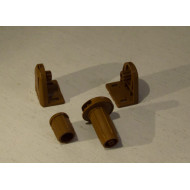 Блок управления 17 МИНИ (золотой дуб) Besta, пластик для штор «День-Ночь»