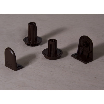 Блок управления 17 МИНИ (коричневый) Besta, пластик для штор «День-Ночь»