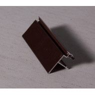 Дополнительная планка на короб UNI-2 для «День-Ночь», коричневый – 4 м