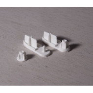 Заглушки для утяжелителя «Мини День-Ночь» (белый, пластик) – комплект