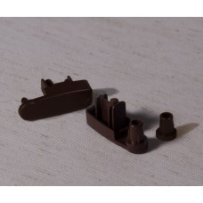 Заглушки для утяжелителя «Мини День-Ночь» (коричневый, пластик) – комплект