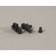 Заглушки для утяжелителя «Мини День-Ночь» (антрацит, пластик) – комплект