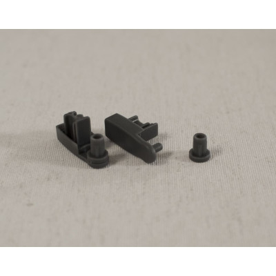 Заглушки для утяжелителя «Мини День-Ночь» (антрацит, пластик) – комплект