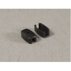 Заглушки для стального утяжелителя (антрацит, пластик) для ролл штор