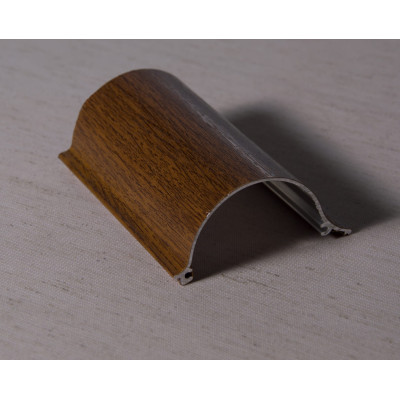 Короб UNI алюминиевый (золотой дуб) для ролл штор – 4 м