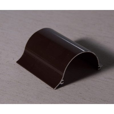 Короб UNI алюминиевый (коричневый) для ролл штор – 4 м