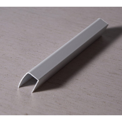 Направляющая боковая П-образная алюминиевая UNI-2 (белая) для ролл штор – 4,5 м