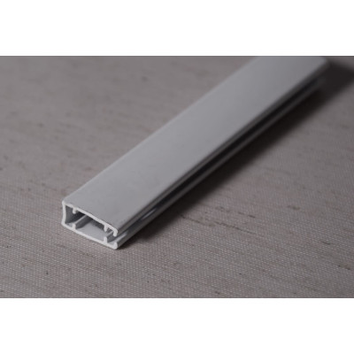 Утяжелитель алюминиевый на ролл шторы «Мини День-Ночь», белый - 6м