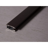 Утяжелитель алюминиевый на ролл шторы «Мини День-Ночь», коричневый - 6м