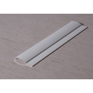 Направляющая боковая алюминиевая UNI-1 (белая) для ролл штор – 4,5 м