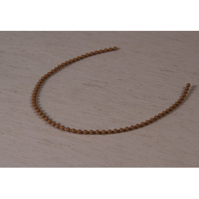 Цепь управления тонкая - 3,2 мм для ролл штор, золотой дуб (пластик)