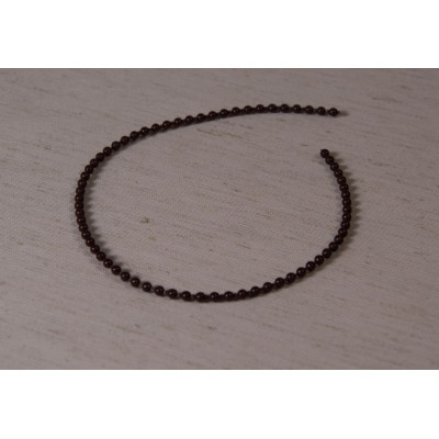 Цепь управления тонкая - 3,2 мм для ролл штор, коричневая (пластик)